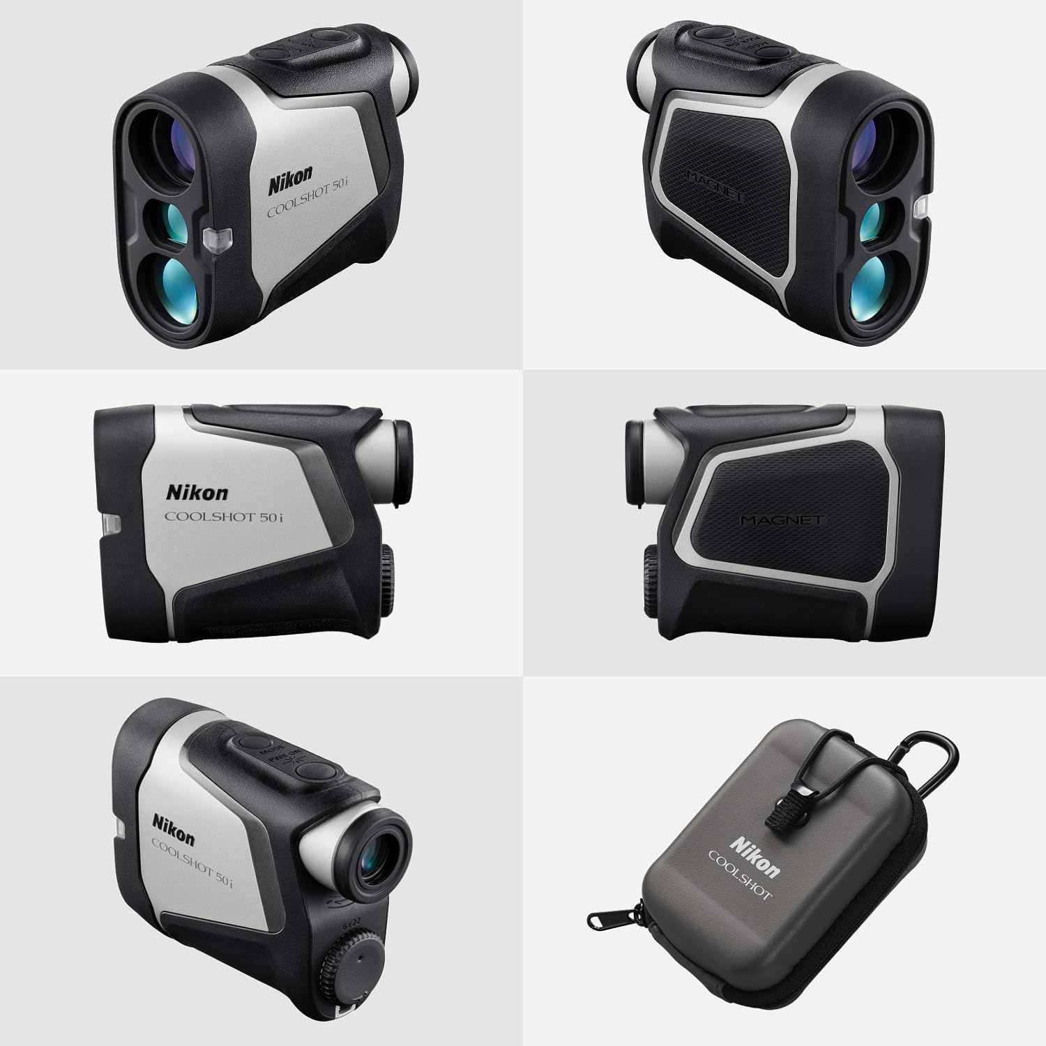 Nikon Coolshot 50I Golf Rangefinder | Laser Rangefinder With Magnet Mount, Slope, Oled Display | Official Nikon Usa Model