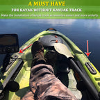 Botepon 7 Kayak Track For Kayak Fishing, Kayak Rail, Kayak Accessories Mount Track, Kayak Gear Track For Fishing Rod Holder, Fis