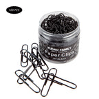 Jumbo Paper Clips, 2 Inch Paper Clip, 100 Pcs Large Paperclips (Jumbo, Black)