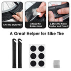 Wotow Bike Repair Tool Kit - 16 In 1 Bicycle Multitool Portable Mountain Bike Tool Cycling Maintenance, Bike Hex Key Wrench & Bi