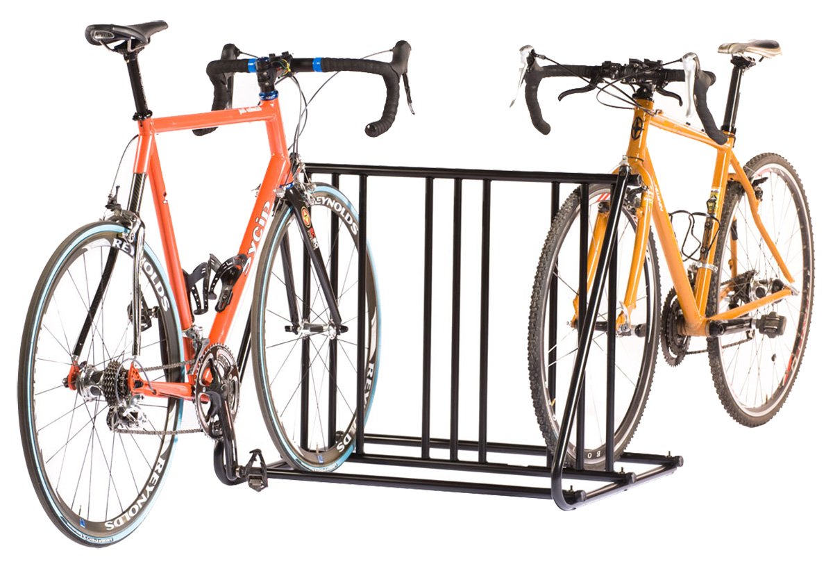 Outback Mighty Mite 6-Bike Parking Rack, Black