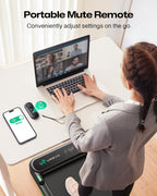 UREVO Strol 2E Smart 2-in-1 Folding Treadmill, Compact Walking Pad with Safety Handle, Plug and Play, Dual LED Display, Workout