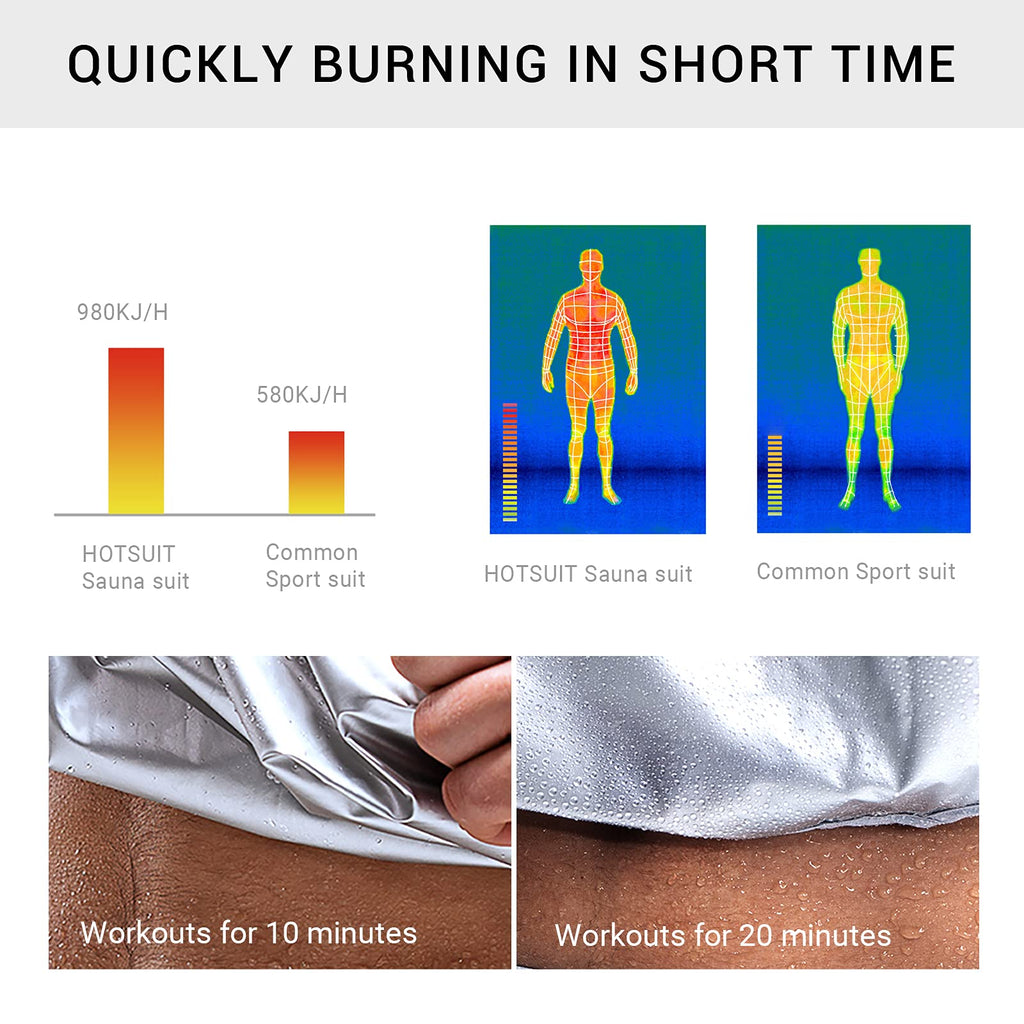 Hotsuit Sauna Jacket Women Sweat Jacket Weight Loss Workout Gym Exercise Sauna Suit Shirts, Rose Red, M