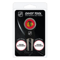 Team Golf Nhl Chicago Blackhawks Divot Tool Pack With 3 Golf Ball Markers Divot Tool With 3 Golf Ball Markers Pack, Markers Are