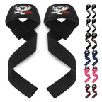 Beast Rage Lifting Straps For Weightlifting, Weight Lifting Straps Gym Power Workouts Lifting Wrist Straps Padded Cotton Men Wom