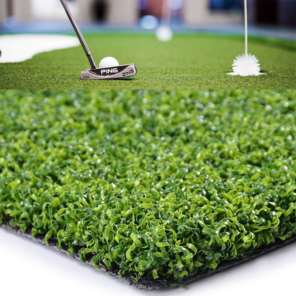 Golf Putting Green Turf (0.47'' Custom Size) Multi-Use Artificial Grass Carpet Indoor/Outdoor Rug, Golf Hitting Practice Mat In