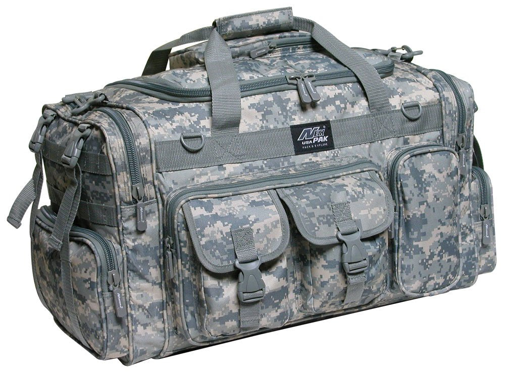 Nexpak 26 Tactical Duffle Military Molle Gear Shoulder Strap Range Bag TF126 ACU Digital Camoflage