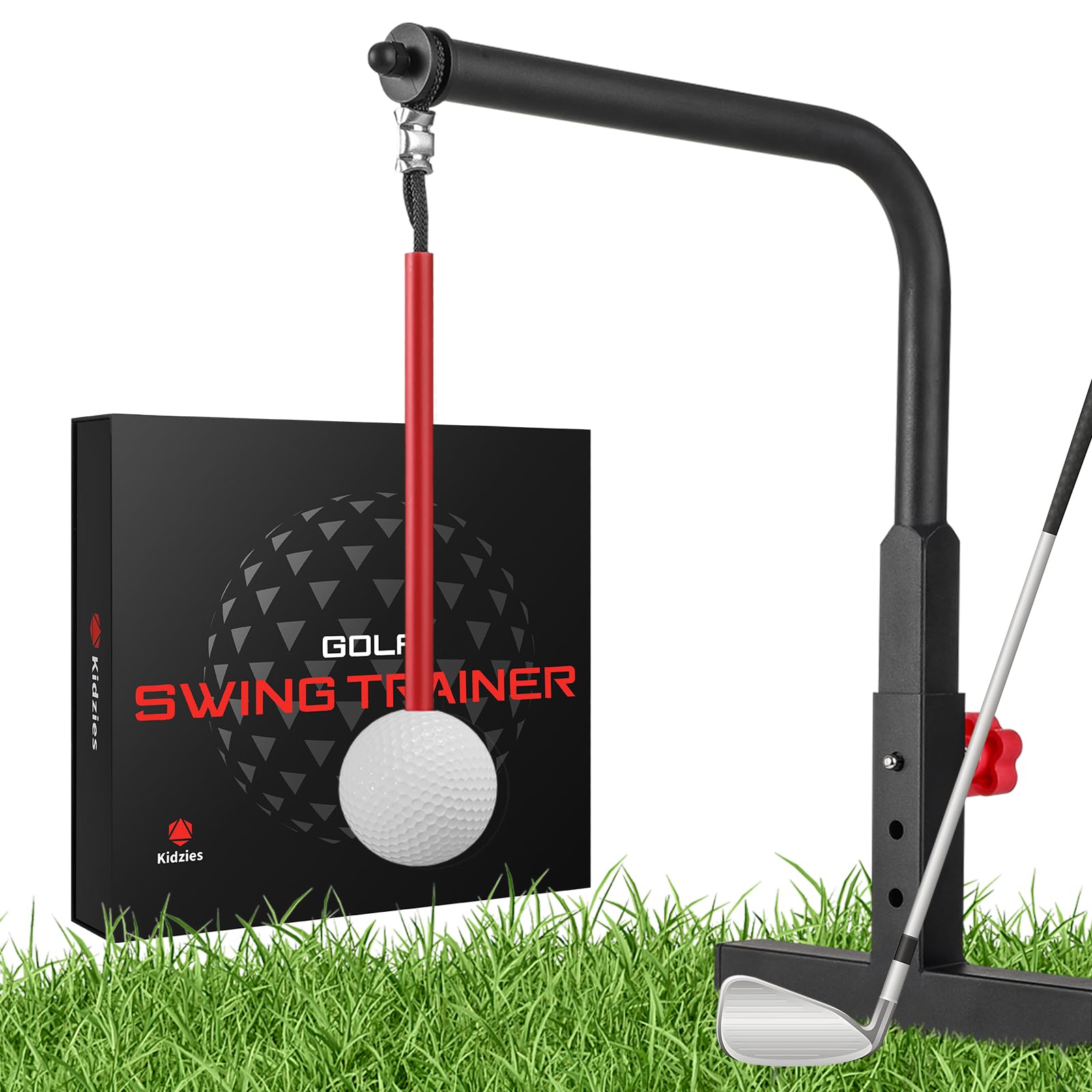 Kidzies Golf Swing Trainer Aid - Durable Iron Golf Practice Swing Groover & Hitting Training Aid - Golf Accessories For Any Leve