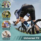 Xmifer Oversized Bike Seat - Comfortable Bicycle Saddle, Middle Groove Design, 2.95'' Thick Memory Foam, Universal Fit Indoor Ou
