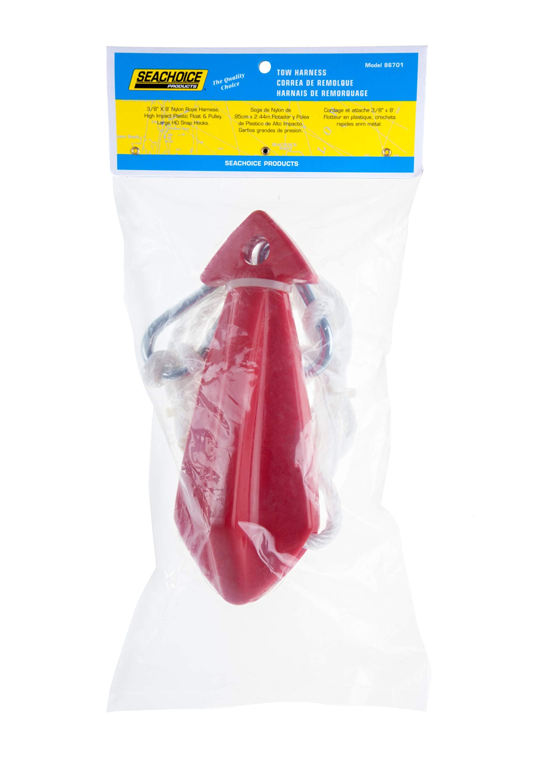 Seachoice Tow Harness, Improves Towing And Boat Control, 1,000-Lb. Tow Capacity, 8 Ft. Long, 3/8 In. Diameter