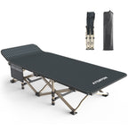 Atorpok Camping Cot For Adults Comfortable, Tent Folding Cot For Sleeping, Lightweight Folding Bed With Carry Bag For Kids Suppo