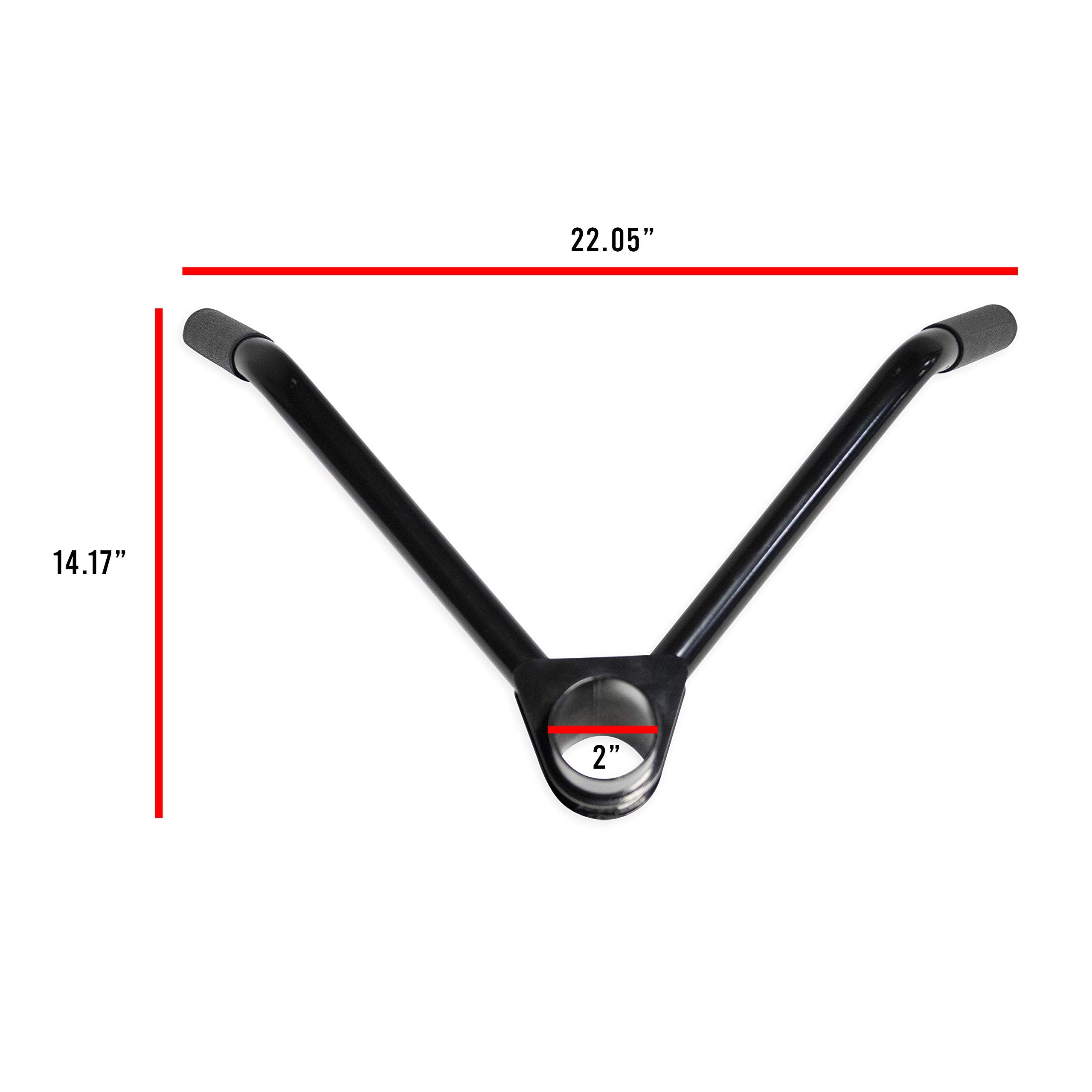 Cap Barbell Pro Angled Handle Attachment, Fits 2 Inch Bars