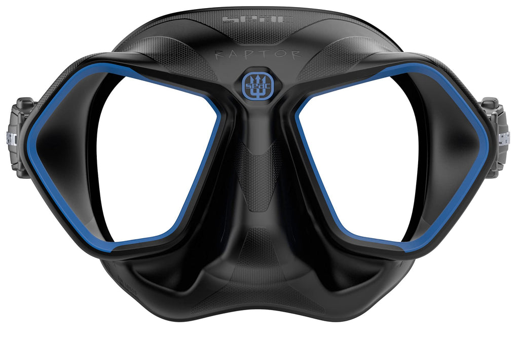 Seac Raptor, Low Volume Mask For Freediving And Spearfishing,Blue