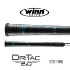 Winn Dri-Tac 2.0 Oversize Golf Grip - Tacky Feel, Moisture-Wicking, Shock Absorption | Avs Technology For Enhanced Performance |