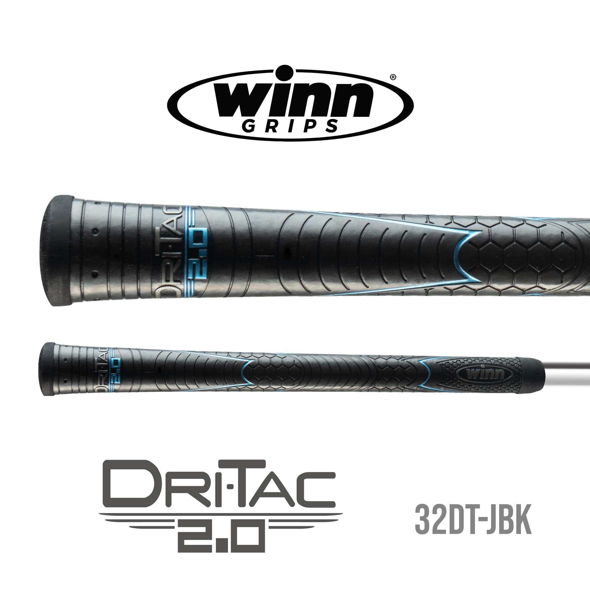 Winn Dri-Tac 2.0 Ladies Golf Grip - Tacky Feel, Moisture-Wicking, Shock Absorption | Avs Technology For Enhanced Performance | O