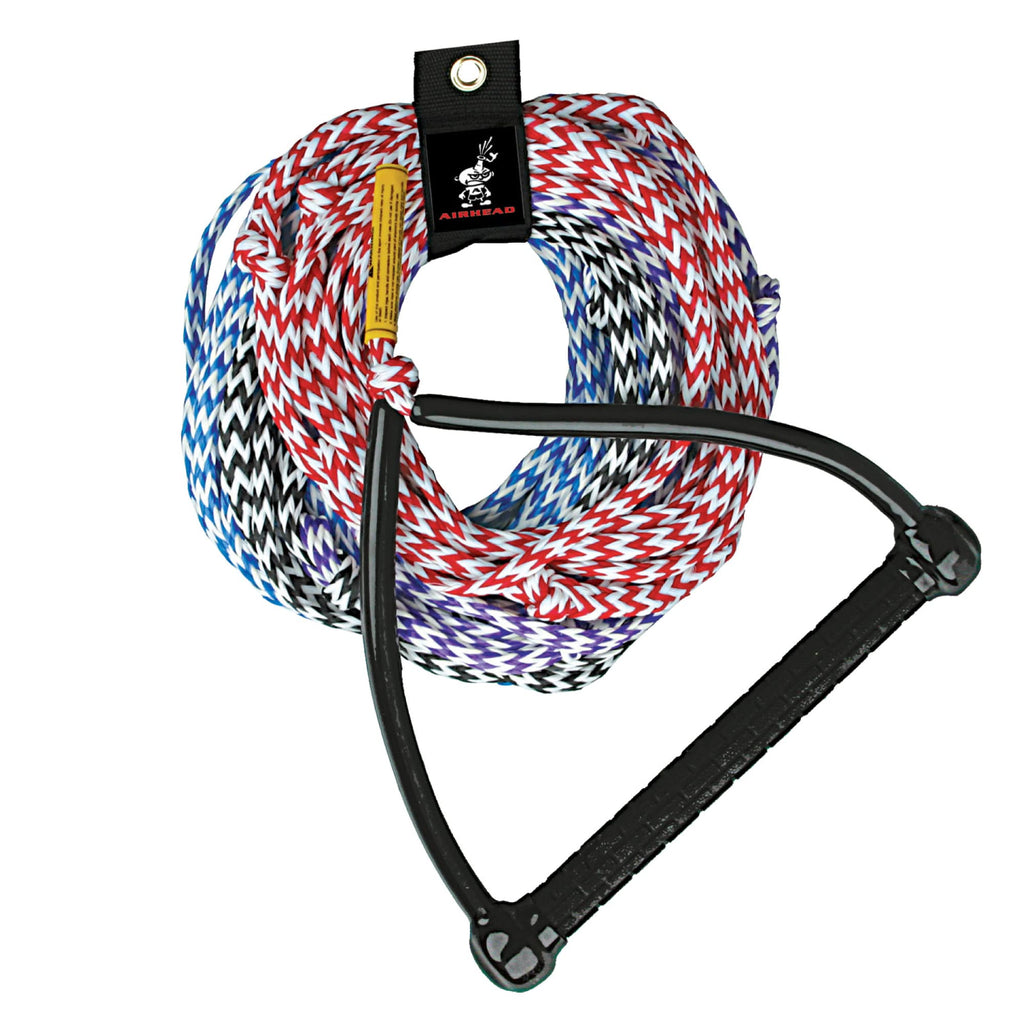 Airhead Water Ski Rope, 4 Section For Water Skis, Wakeboards And Kneeboards,Black