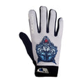 Zaysoo Gloves Wolf Design Touchscreen Compatible On Thumbs, Index Finger Sports Gloves  White & Black