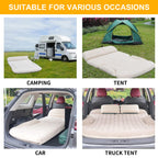 Kmz Air Mattress Thickened And Double-Sided Flocking Travel Camping Bed With 2 Pillows Dedicated Mobile Cushion Extended Outdoor
