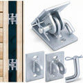 DaisyInner Floating Dock Hardware Stationary Dock Connector Hinge Kit Heavy Duty Boat Accessories 7/16 Holes Galvanized Steel 