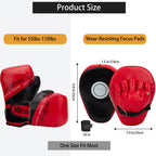Mamxwaga 3-In-1 Boxing Gloves And Punching Mitts Set For Kids, Sports Boxing Gloves Boxing Pads With Hand Wraps, Kids Boxing Equ