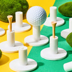 10 Set Golf Rubber Tee Holder Set For Driving Range Golf Practice Mat Indoor Outdoor Size 1.5 Inch (10 Golf Rubber Tee Holders,