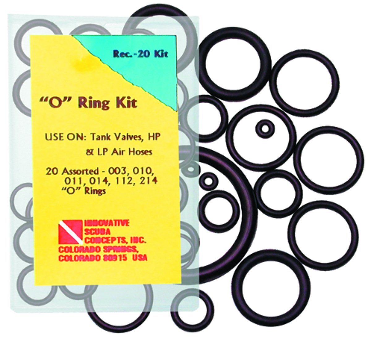 Save A Dive O Ring Kit - 20 Pieces, Rb0829