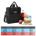 Tourit Cooler Bag 35-Can Insulated Soft Cooler Portable Cooler Bag 24L Lunch Coolers For Picnic, Beach, Work, Trip, Black