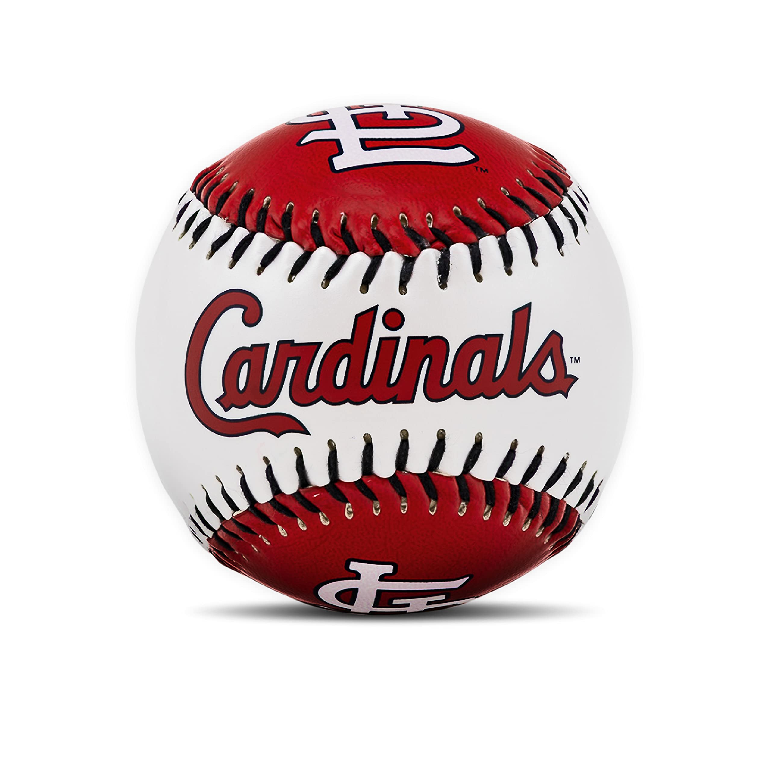 Franklin Sports St. Louis Cardinals Mlb Team Baseball - Mlb Team Logo Soft Baseballs - Toy Baseball For Kids - Great Decoration 
