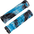 Marque Grapple Mountain Bike Handlebar Grips - Single Lock-On Ring Mtb And Bmx Bicycle Handle Bar With Non-Slip Grip (Glacer Blu