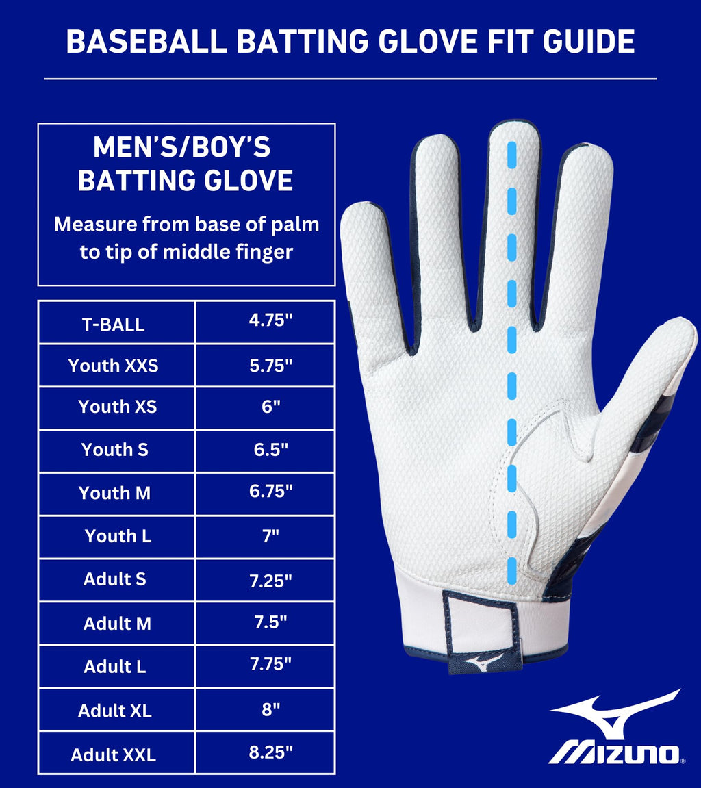 Mizuno Mvp Youth Tee Ball Batting Glove, White-Pink, T-Ball
