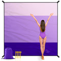 OCOOPA Extra Large Beach Blanket, Sand Free, Large Oversized Camping Mat, Comfortable Parachute Nylon, Cozy& Chic, Compact& Ligh