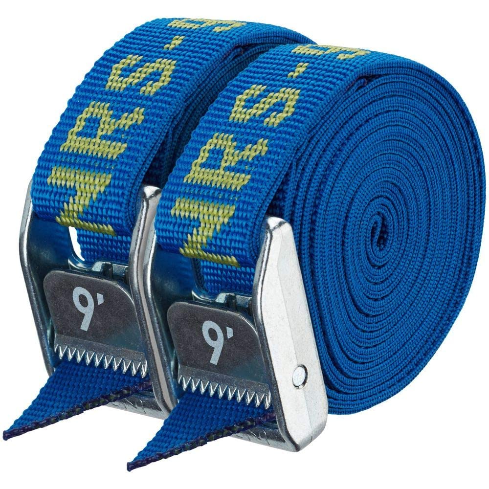 NRS 1 Long Heavy Duty Tie Down Boating and Kayaking Strap, 15 Feet Long (Pair)