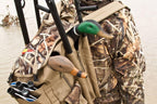 Mojo Outdoors Mojo Pack, Padded Straps, Zippered Closure, Weather Flap Decoy Backpack For Duck Hunting, Beige, One Size, (Hw2310