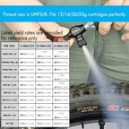 Briskmore Black Co2 Inflator Presta And Schrader Valve Compatible Bicycle Tire Pump For Mountain And Road Bikes With Insulated S