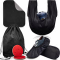 8 Pcs Bowling Shoe Protector Covers Bowling Ball Seesaw Microfiber Bowling Ball Polisher Bowling Ball Towel Bowling Sanding Pads