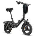 Commuter Electric Bike for Adults Teens, 400W Motor 20MPH & 15-25Miles Long Range, 14    Mini E-Bike 36V 10AH Battery, Full Susp
