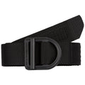 5.11 Tactical Trainer Belt, 1.5 for Men or Women, Stainless Steel Buckle, Converts to Tie Down/Harness, Nylon, Style 59409, Blac