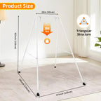 Foldable Swing Stand For Kids, Heavy-Duty Metal Swing Frame For Indoor/Outdoor, Suitable For Most Baby Toddler Swings, Easy To A