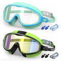 Vegovia Kids Swim Goggles 6-14 2 Pack, Swimming Goggles For Kids 8-14, Anti-Fog Uv Protection For Toddler Youth Teens Boys Girls