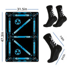 Soccer Mat Training,Soccer Training Equipment Improve Strength,47.3 * 31.5In Coordination And Agility,Anti-Slip Silent Absorptio