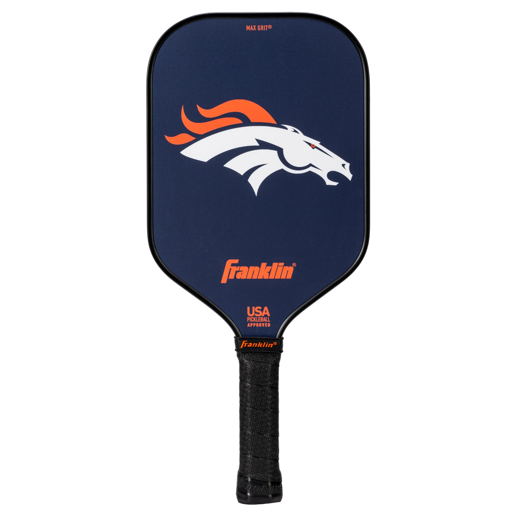 Franklin Sports Nfl Denver Broncos Pickleball Paddle - Pickleball X - Polypropylene Core - Nfl Official Licensed Product - Usapa