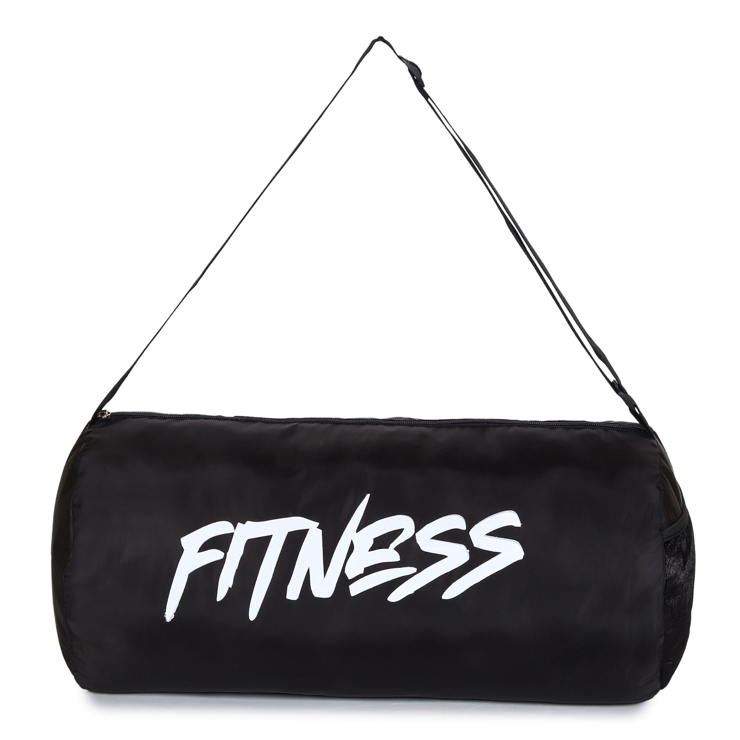 My Fav Basic Duffle Polyester Bag For Men & Women | Gym Bag | Unisex Gym Bag | Adjustable Shoulder Strap | Side Mesh Pocket | Gy