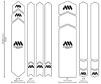 All Mountain Style Honeycomb High Impact Frame Guard Total - Protects Your Bike From Scratches And Dings, Clearcamo