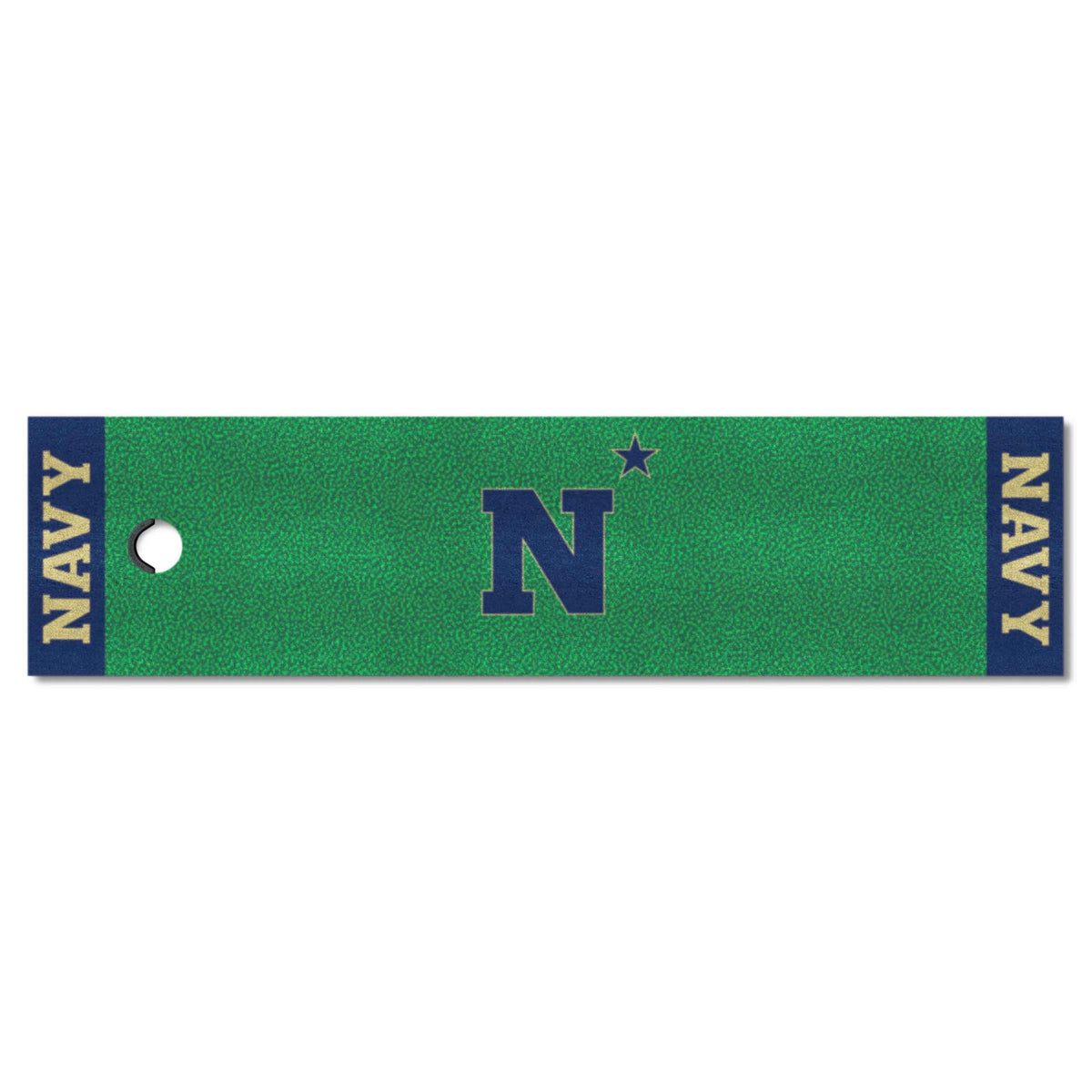 FANMATS 10733 Navy Midshipmen Putting Green Mat  1.5ft. x 6ft.