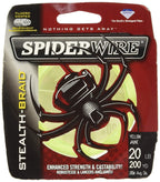 Spiderwire Stealth Superline, Hi-Vis Yellow, 150Lb | 68.0Kg, 1500Yd | 1371M Braided Fishing Line, Suitable For Freshwater And Sa