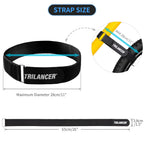 Bike Rack Straps, 4-Pack Trilancer Adjustable Bike Wheel Stabilizer Strap With Hook And Loop For Car And Wall Mount, For Transpo