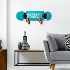 Bijun Skateboard Wall Mount, Snowboard Wall Mount, Horizontal Skateboards Display Rack, Longboard Skateboard Storage Hanger Stan