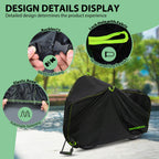 Topcrown Bike Cover Waterproof Outdoor Storage For 1/2/3 Bike Up To 29'', Bicycle Cover With Storage Bag, Rain/Snow/Uv/Dust/Wind