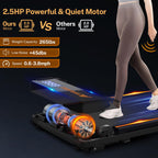 Actflame Walking Pad Treadmill With Incline, Under Desk Treadmills, Portable Treadmill For Home Office, Walking Pad 4 In 1 Tread