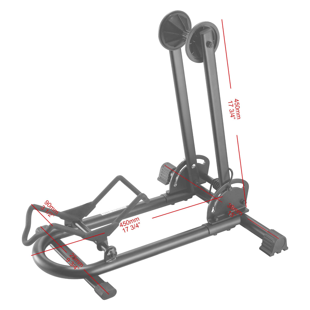 Rad Cycle Foldable Bike Rack Bicycle Storage Floor Stand Fold It Up And Take It With You. Compact Storage